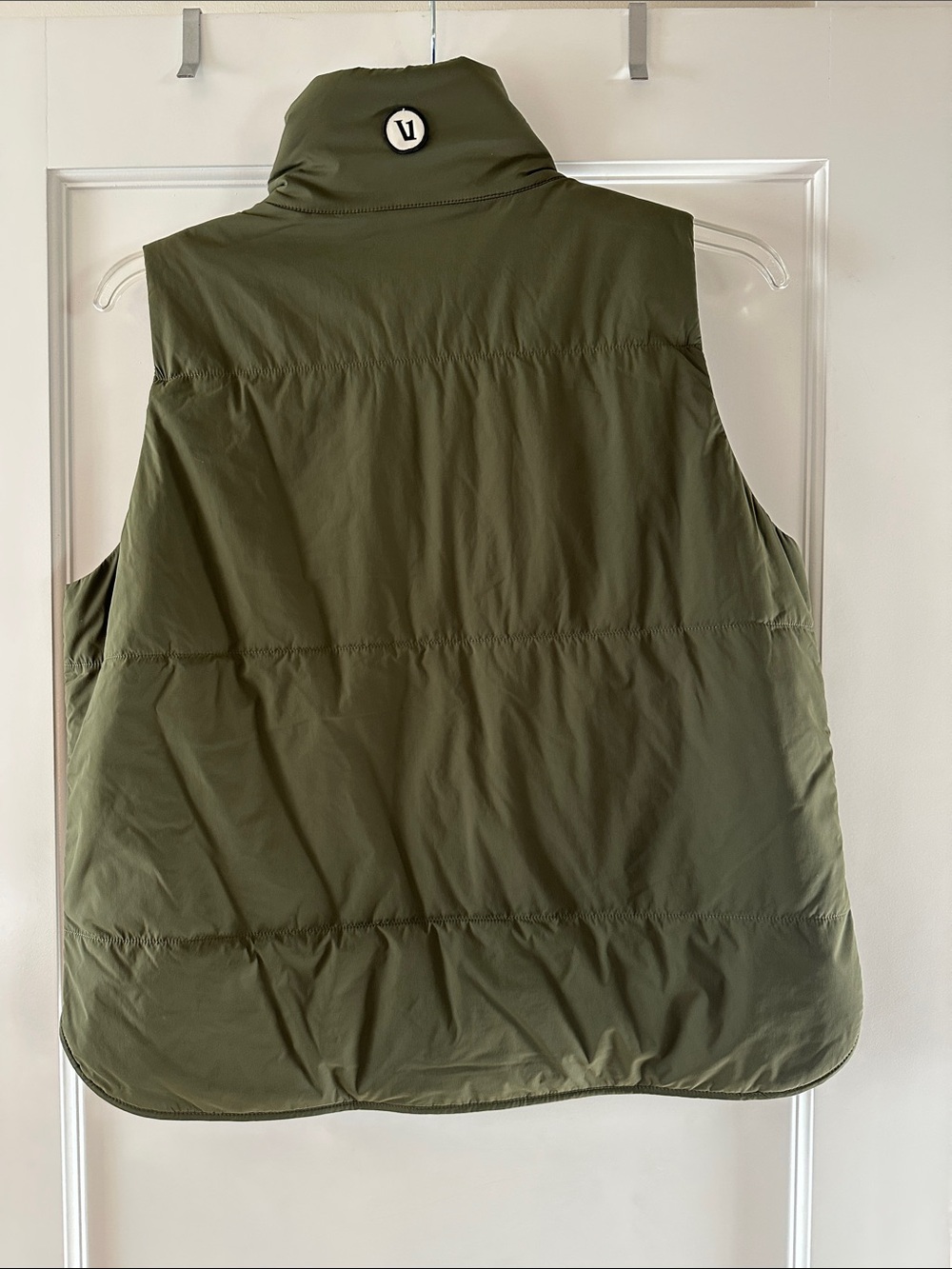 Vuori Olive Quilted Zip Front Vest - Picture 2 of 5